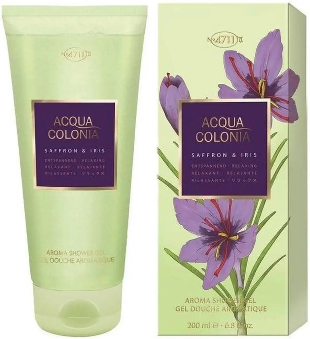 4711 Acqua Colonia Saffron & Iris Douchgel 200ml