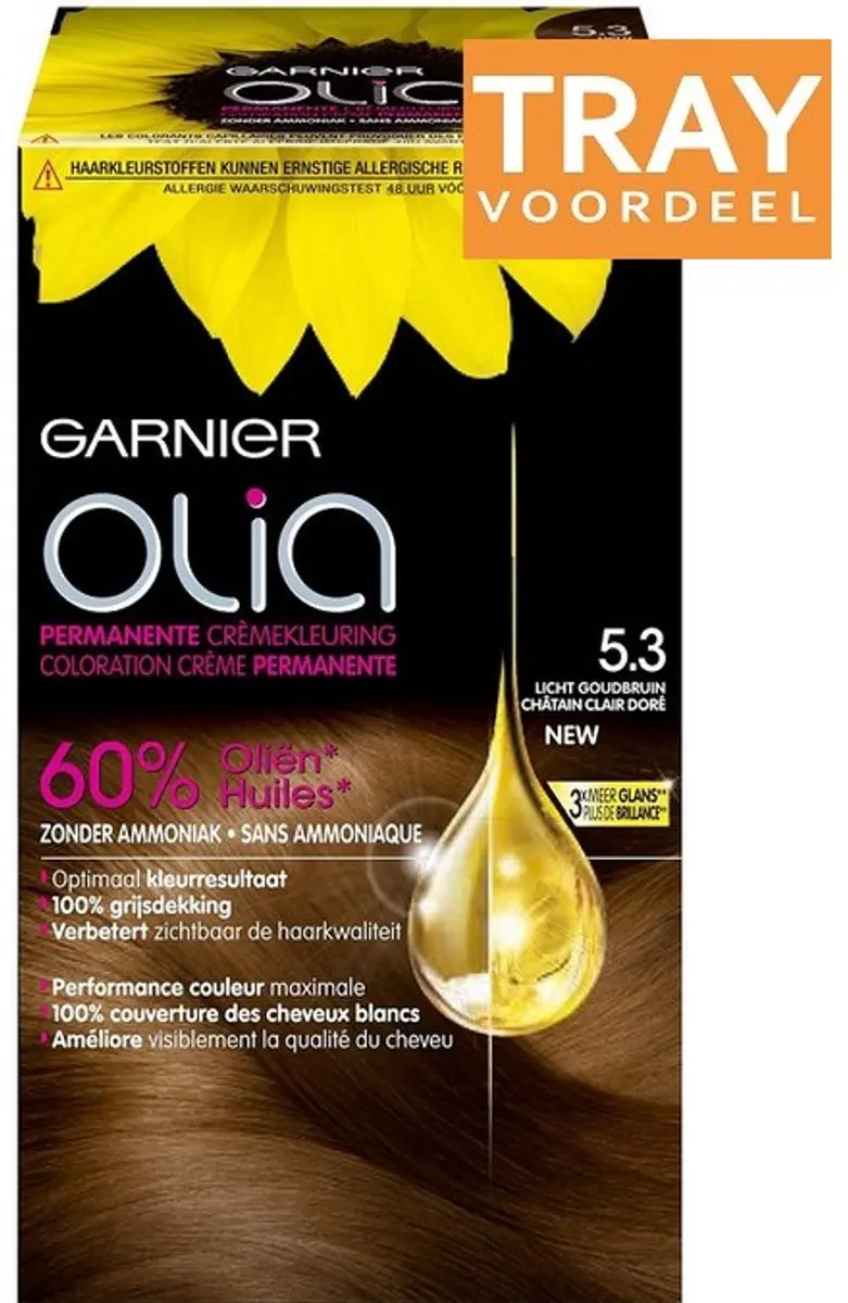 Garnier Olia Licht Goudbruin Haarverf