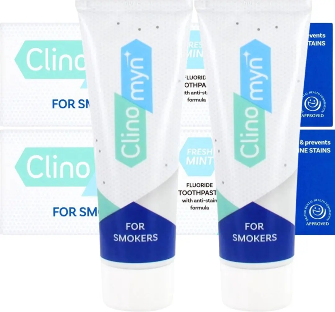Clinomyn Fresh Mint Rokers Tandpasta 2x75ml
