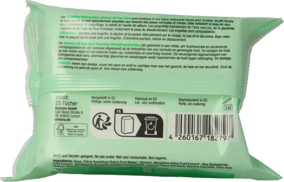 Alviana Reindoekjes Aloe Vera 25g