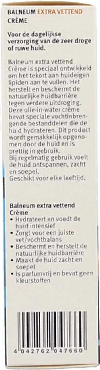 Balneum Extra Vettende Crème 75ml