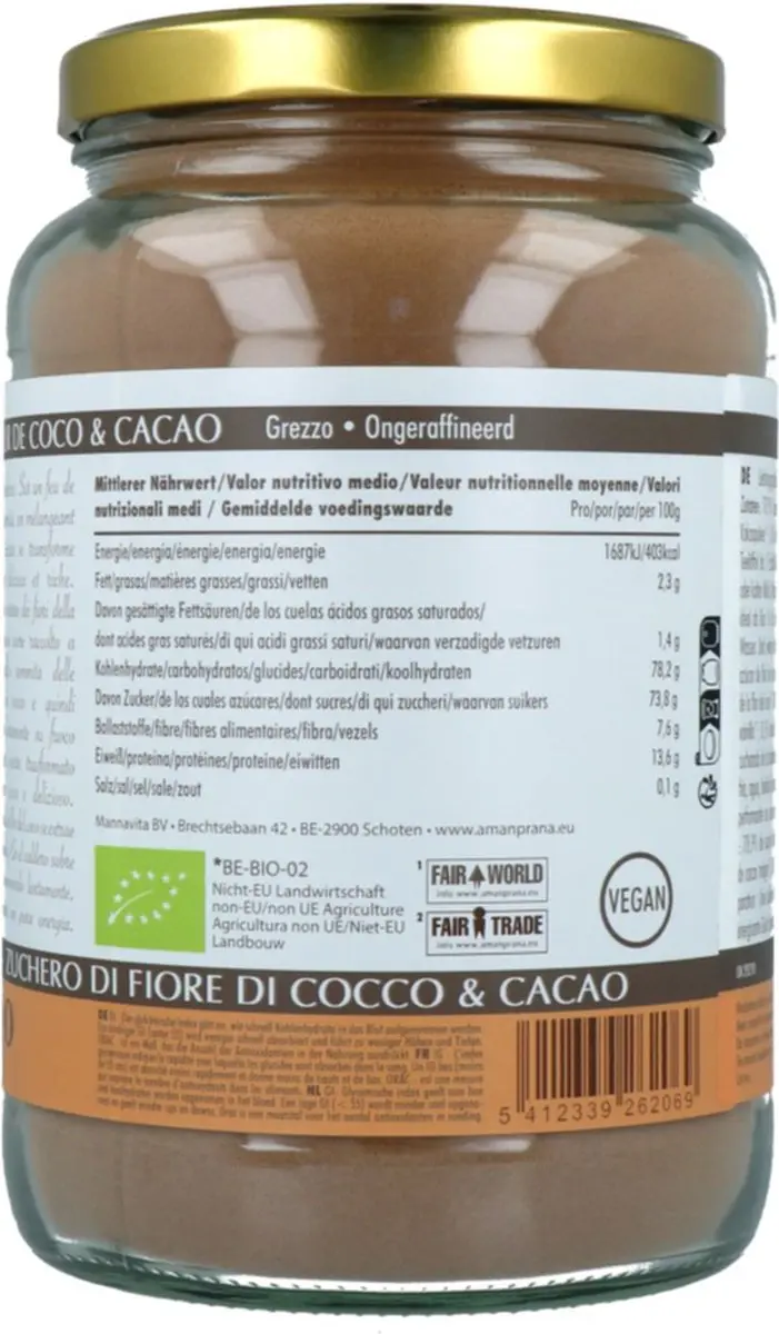 Aman Prana Gula Java Cacaodrank 1300g