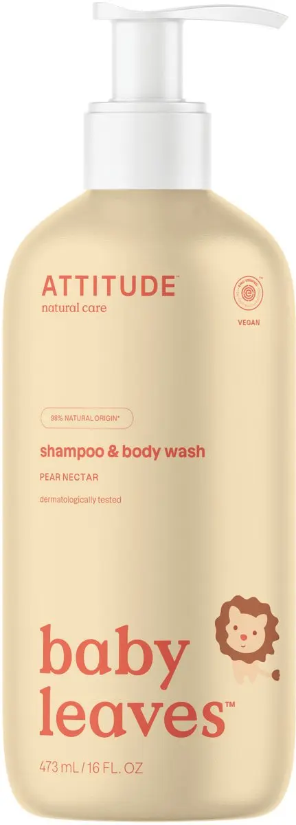 Attitude Baby Leaves Shampoo & Body Wash Pear Nectar 473ml