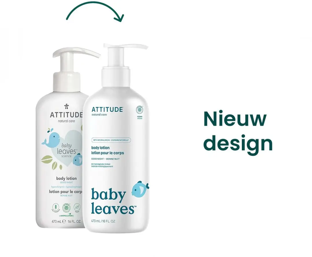Attitude Baby Leaves Bodylotion 473ml - Goedenacht
