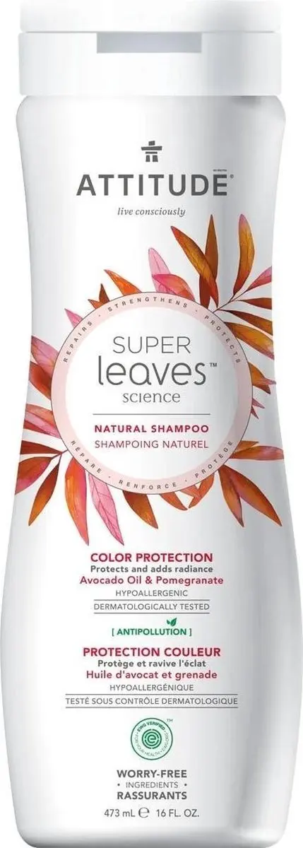 Attitude Super Leaves Shampoo Kleurbescherming 473ml