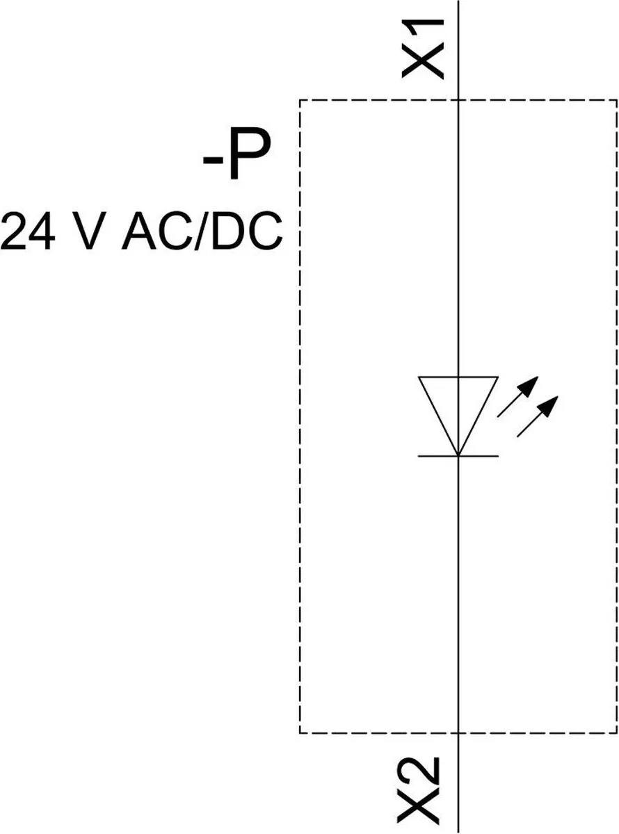Siemens 3SU1102-6AA30-1AA0 Verlichte melder Plat Geel 24 V/AC, 24 V/DC 1 stuk(s)