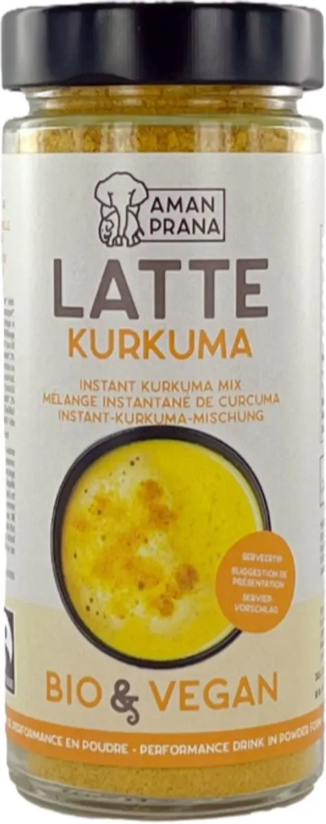 Aman Prana Latte Kurkuma Bio 170g