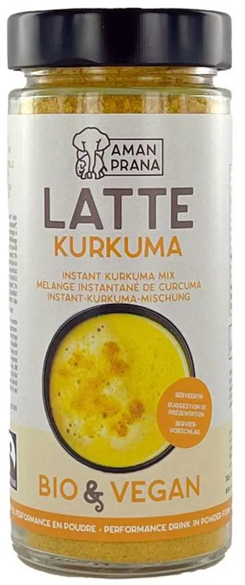 Aman Prana Latte Kurkuma Bio 170g
