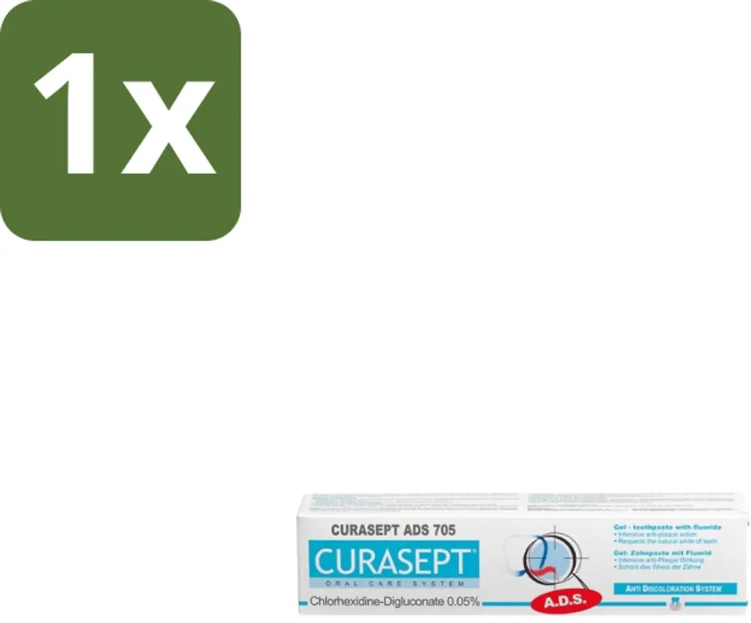 Curasept ADS 705 Tandpasta CHX 0,05% 75ml