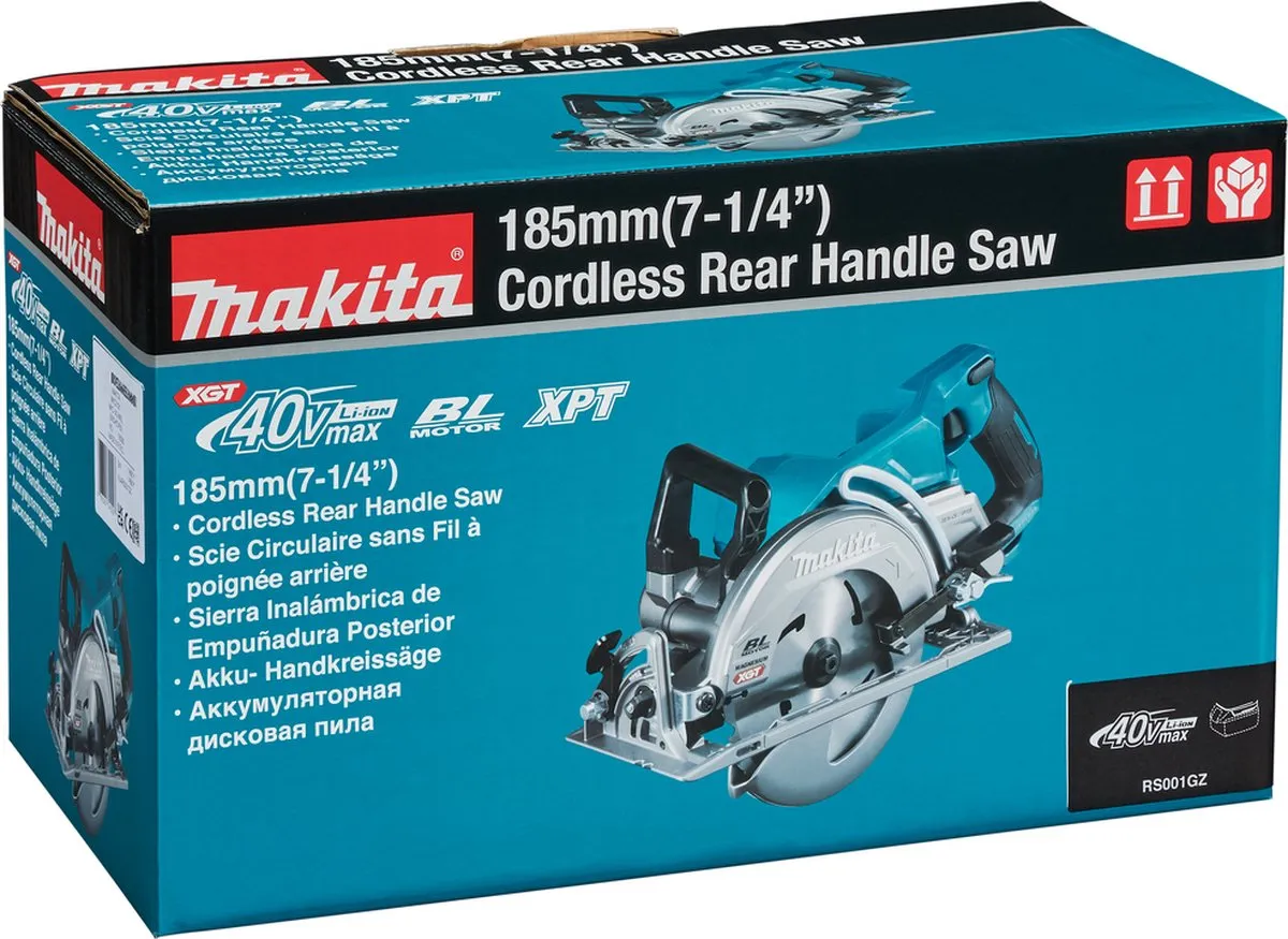 Makita RS001GZ Accu Cirkelzaag 185mm XGT 40V