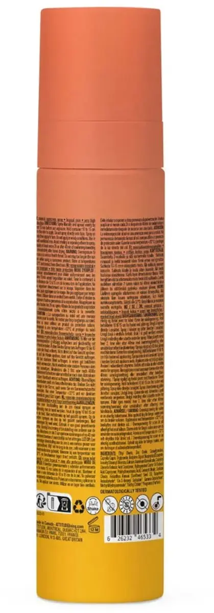 Attitude Sunly Zonnebrandspray SPF50 Tropical Kokos 75ml