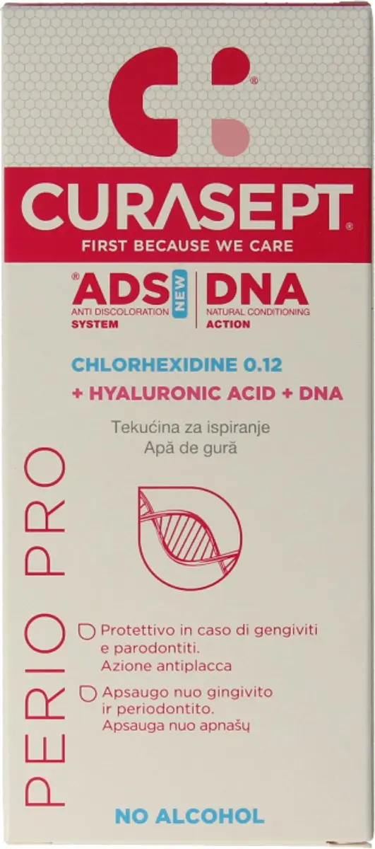 Curasept ADS DNA Perio Pro CHX 0,12% + HA Mondspoelmiddel 200ml