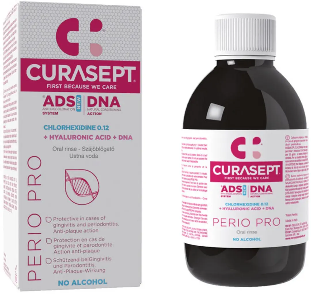 Curasept ADS DNA Perio Pro CHX 0,12% + HA Mondspoelmiddel 200ml