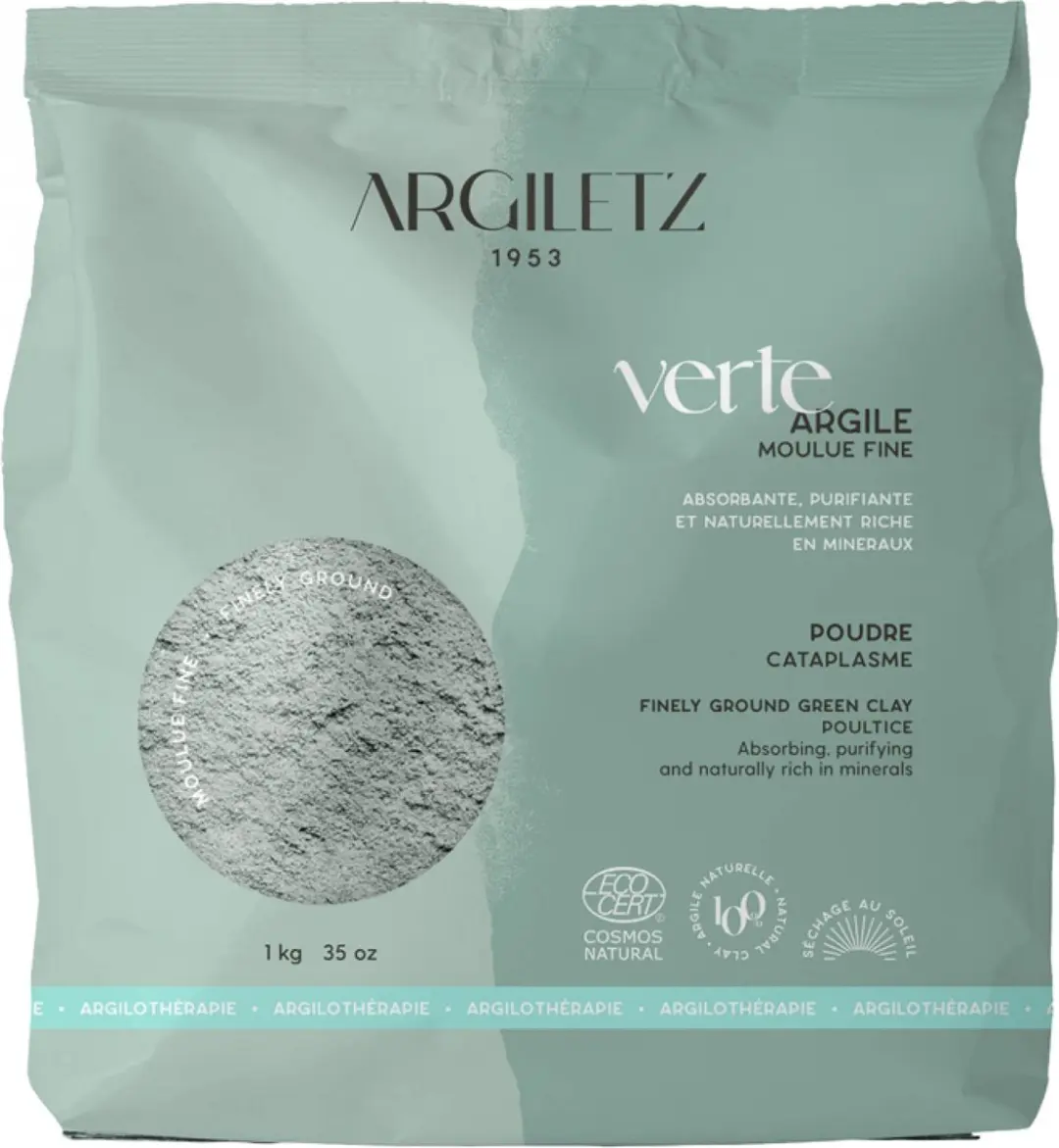Argiletz Fijngemalen Groene Klei 1 kg