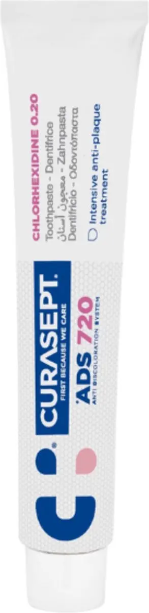 Curasept ADS 720 Gel-Tandpasta CHX 0,20% 75ml