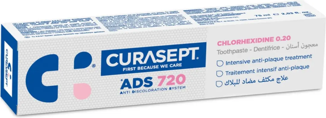 Curasept ADS 720 Gel-Tandpasta CHX 0,20% 75ml