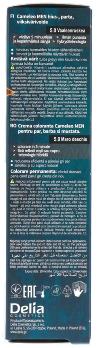 Cameleo Haarverf Men Licht Bruin 5.0 - 30ml