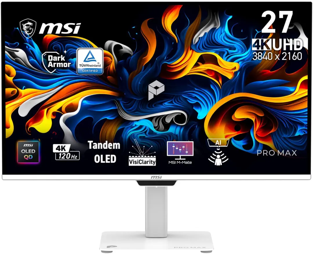 MSI PRO MAX 271UPXW12G OLED Monitor 4K