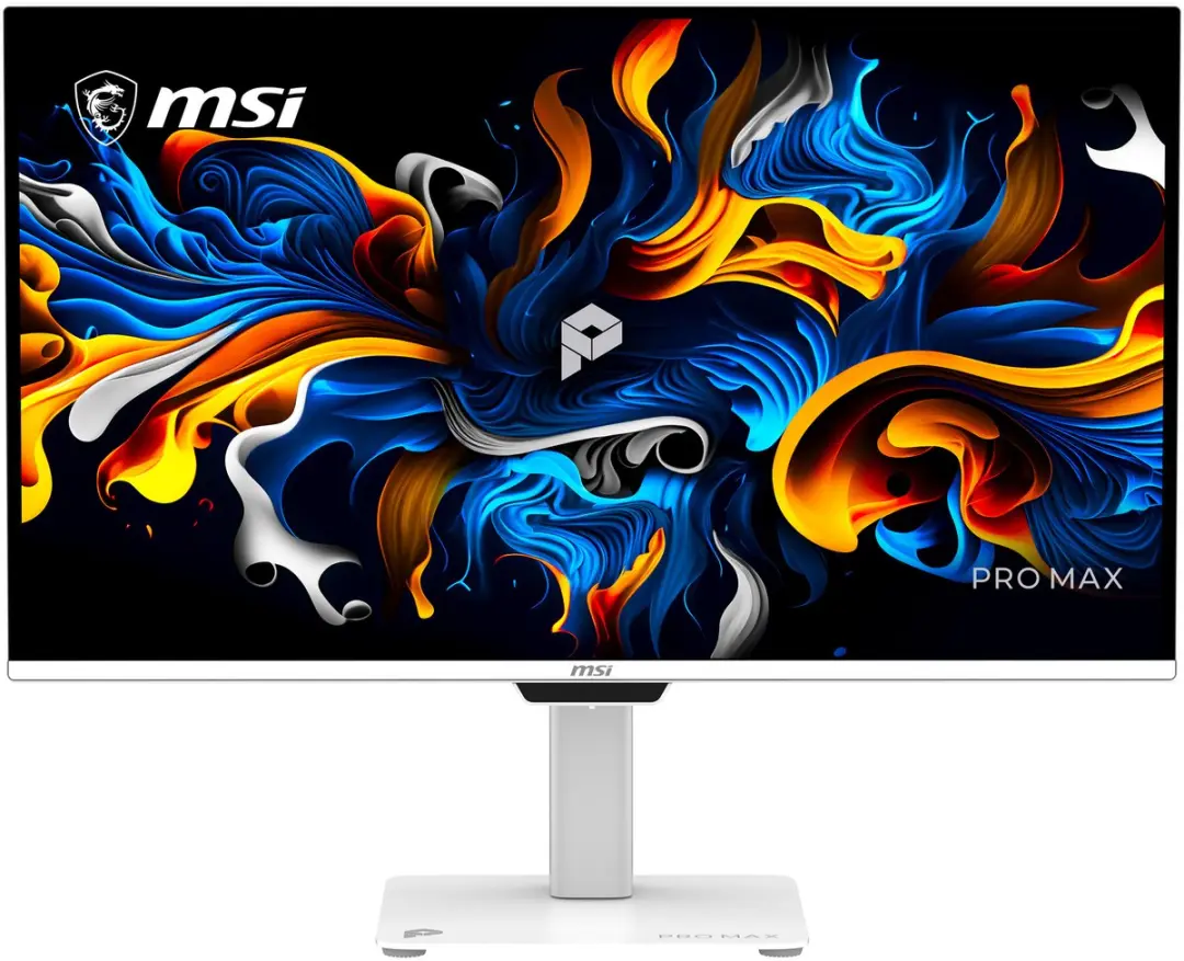 MSI PRO MAX 271UPXW12G OLED Monitor 4K - 120Hz - 27" Wit - afbeelding 6 van 6