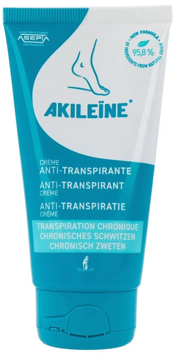 Akileine Anti-Transpiratiecrème 50ml