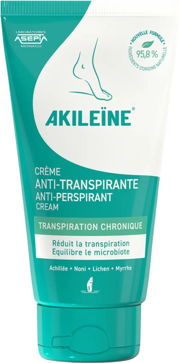 Akileine Anti-Transpiratiecrème 50ml