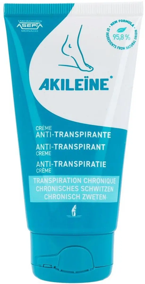 Akileine Anti-Transpiratiecrème 50ml