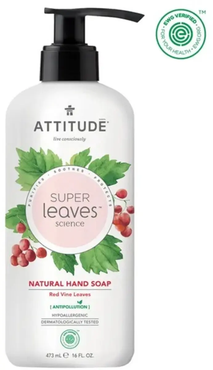 Attitude Natuurlijke Handzeep Red Vine Leaves 473ml