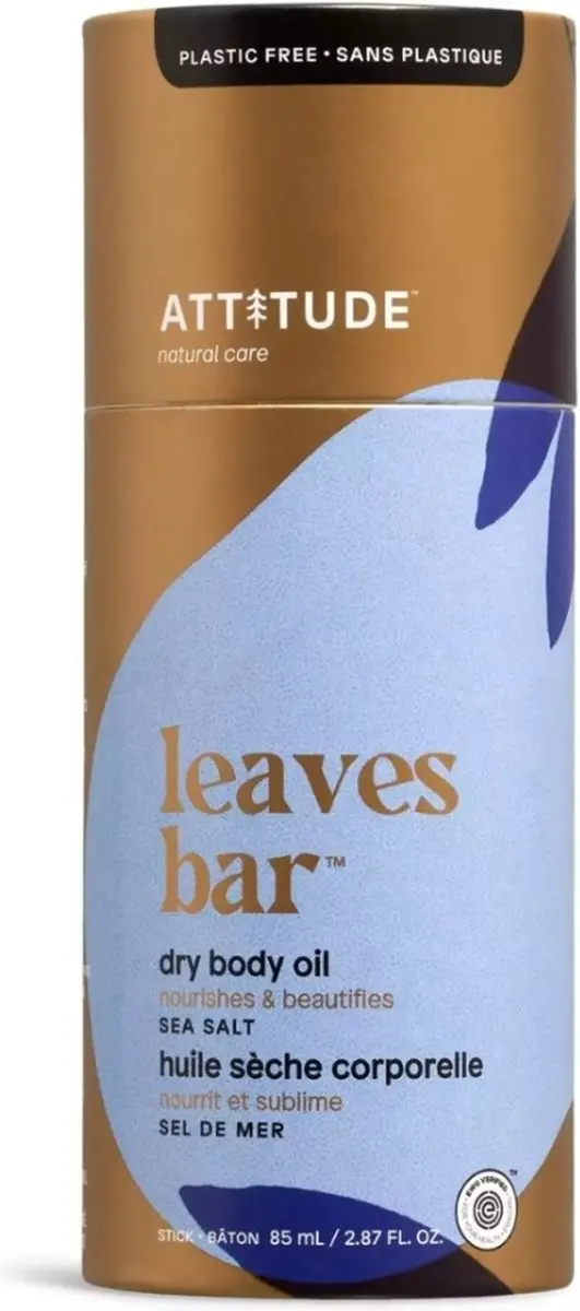 Attitude Leaves Bar Plasticvrije Dry Body Oil Stick