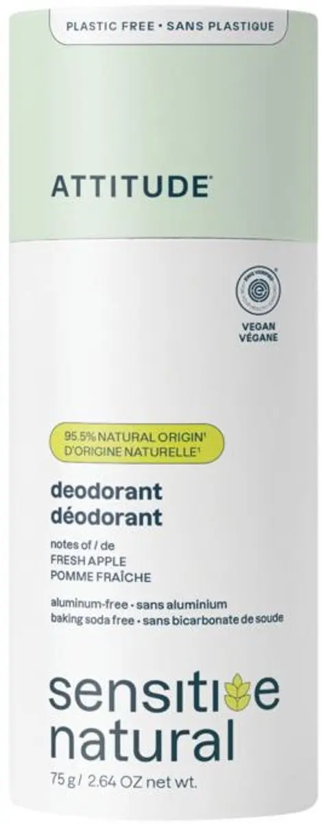 Attitude Super Leaves Deodorant 75g - Appel