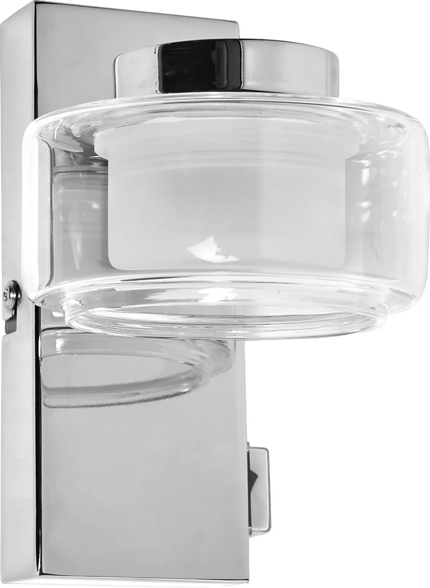 LEDVANCE Orbis Flame Wandlamp 5,5W 350lm IP44 - Chroom