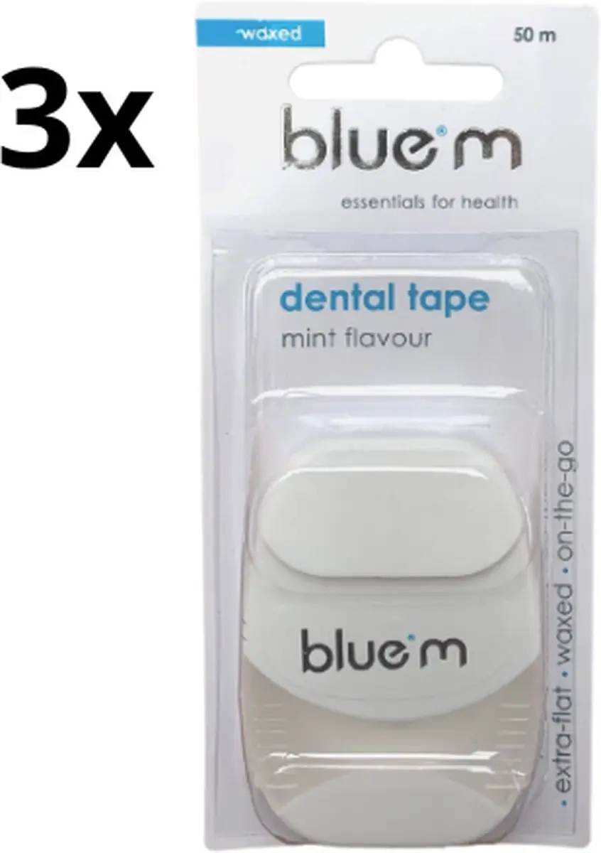 Bluem Dental Floss Tape Waxed