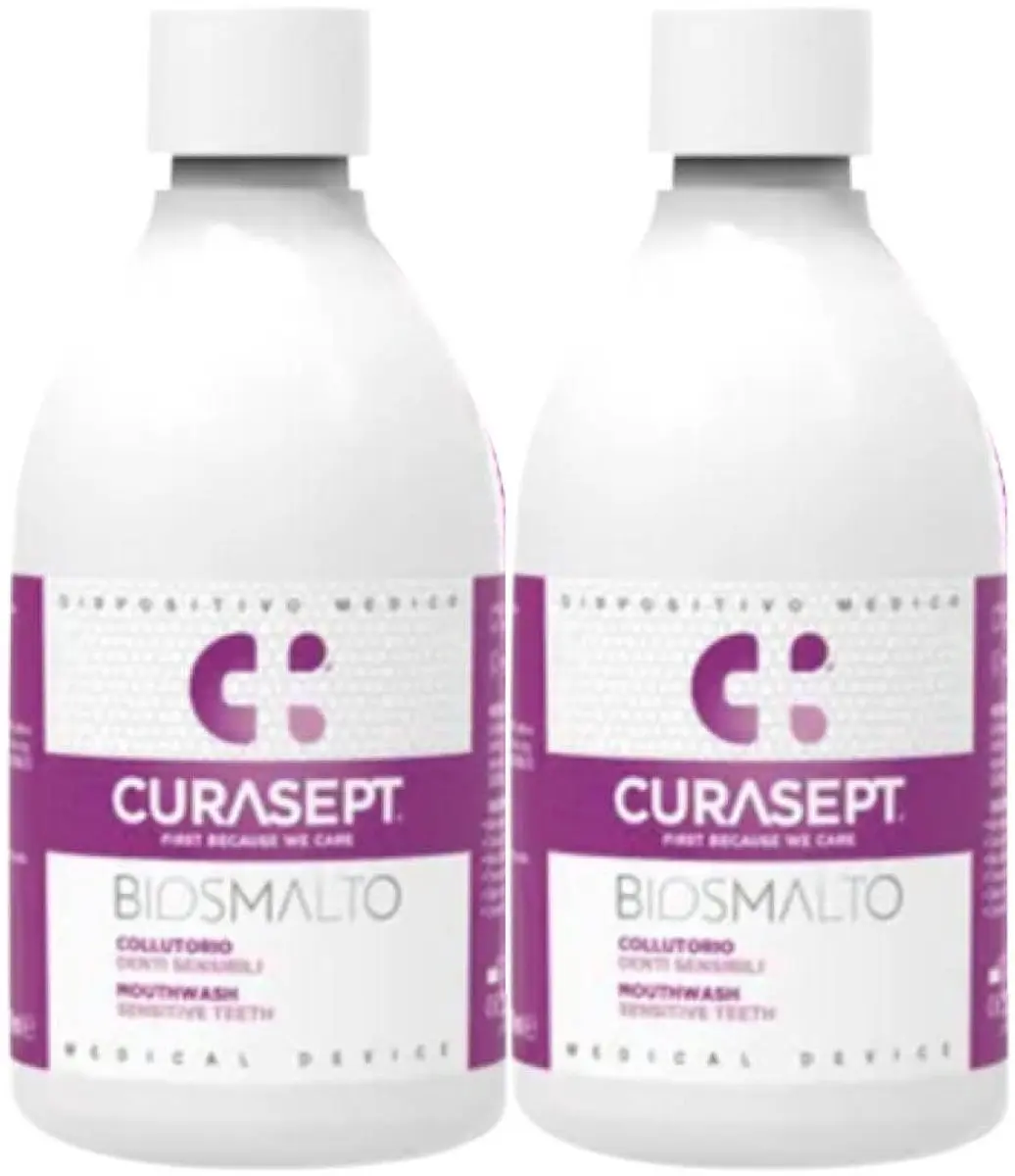 Curasept Biosmalto Mondspoelmiddel Gevoelige Tanden 2x300ml