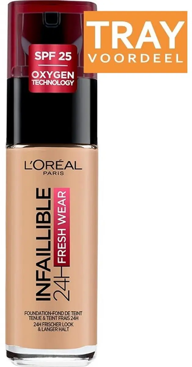 L'Oréal Paris Infallible 140 Golden Beige Foundation 3x30ml