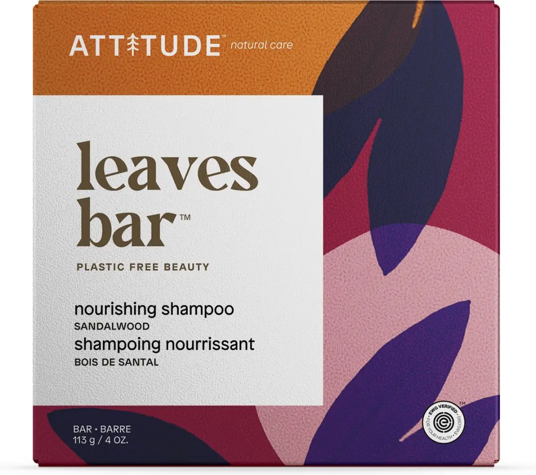 Attitude Leaves Bar Voedende Shampoo Sandalwood 113g