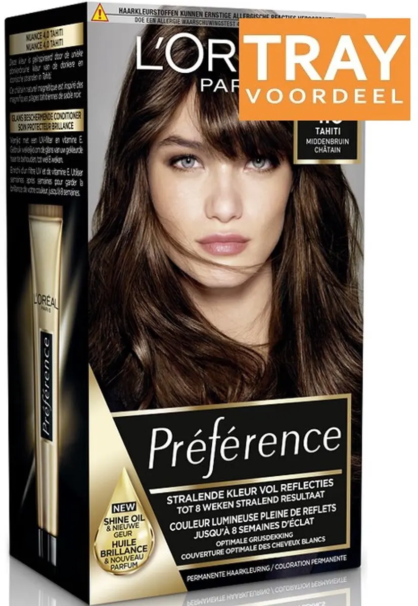 L'Oréal Paris Preference Tahiti Middenbruin Haarverf