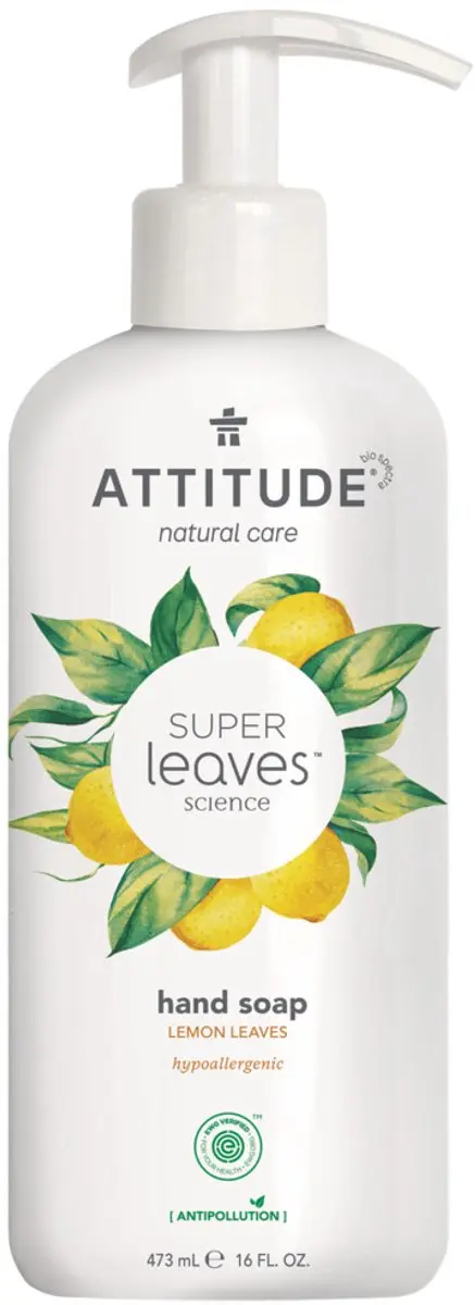 Attitude Natuurlijke Handzeep Lemon Leaves 473ml