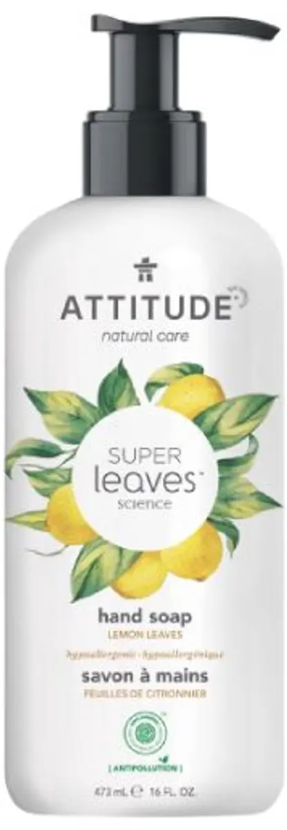 Attitude Natuurlijke Handzeep Lemon Leaves 473ml - afbeelding 6 van 6