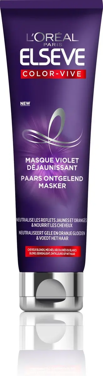 L'Oréal Paris Elsève Color Vive Haarmasker 180ml - Blond/Gestreept/Gebleekt/Grijs