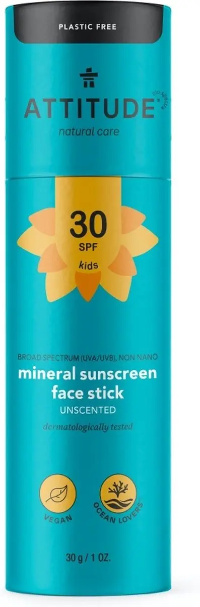 Attitude Zonnebrandstick Baby & Kind SPF 30 30g