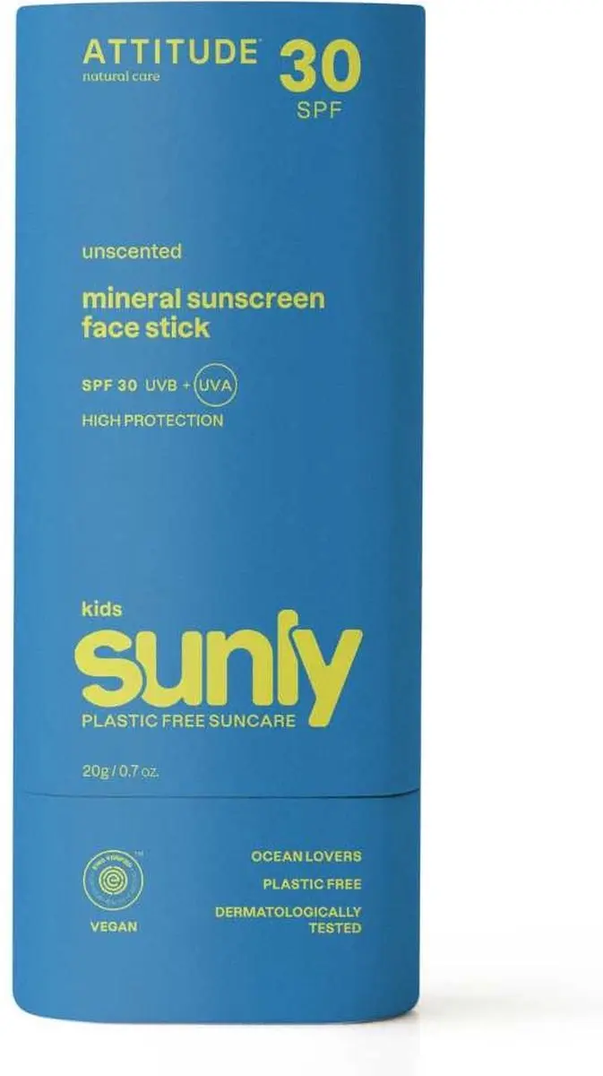 Attitude Zonnebrandstick Baby & Kind SPF 30 30g