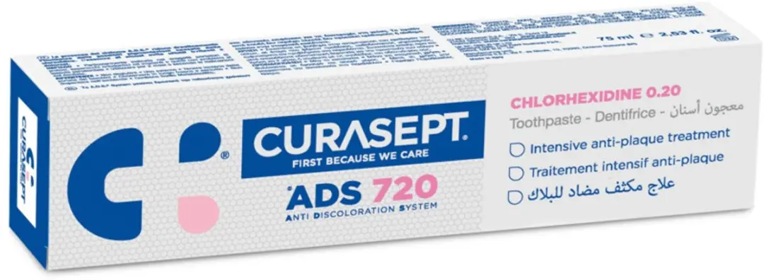 Curasept Gel-Tandpasta 0,20% CHX 225ml - 3 Stuks