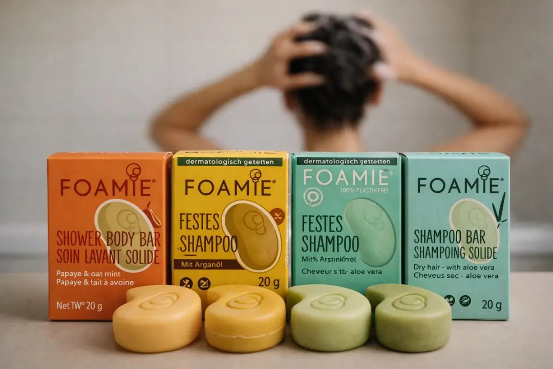 Foamie Zero Waste Reisset - Mini Shampoo & Body Bars + Sisal Zeepzakje