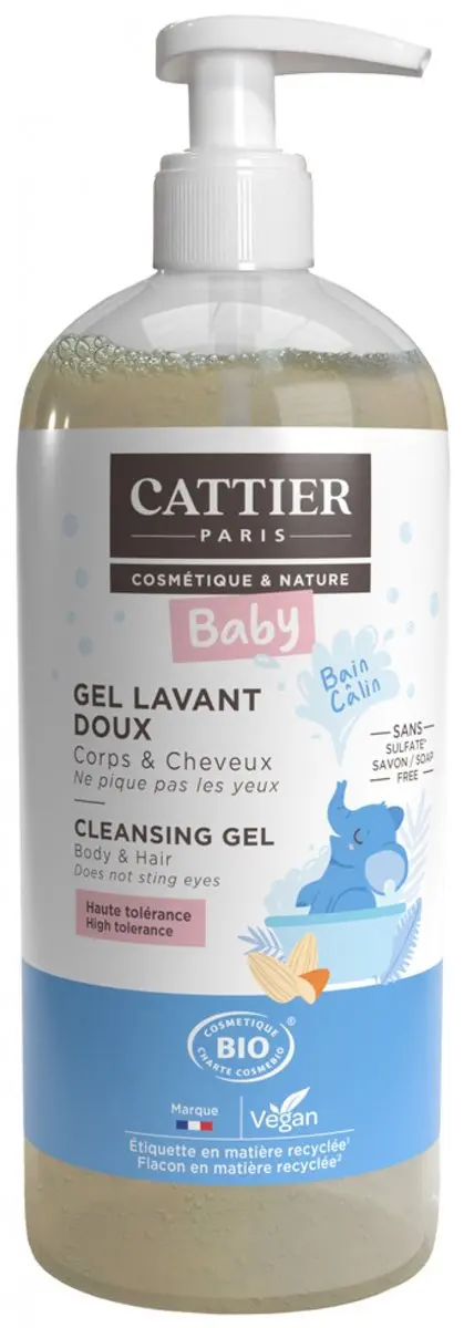 Cattier Baby Organic Gentle Cleansing Gel 500ml