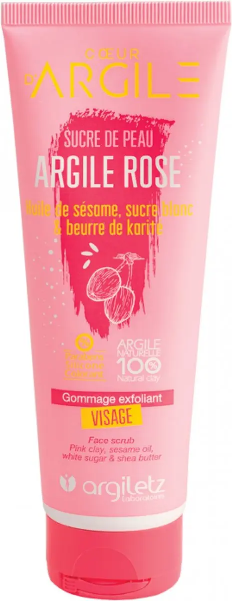 Argiletz Coeur D'Argile Exfoliërende Gezichtscrub 100ml
