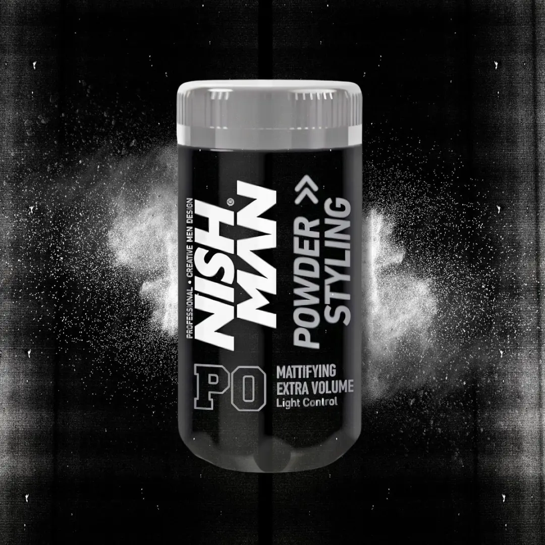 Nishman Hair Styling Powder P0 Light Control 20g - Matte Finish