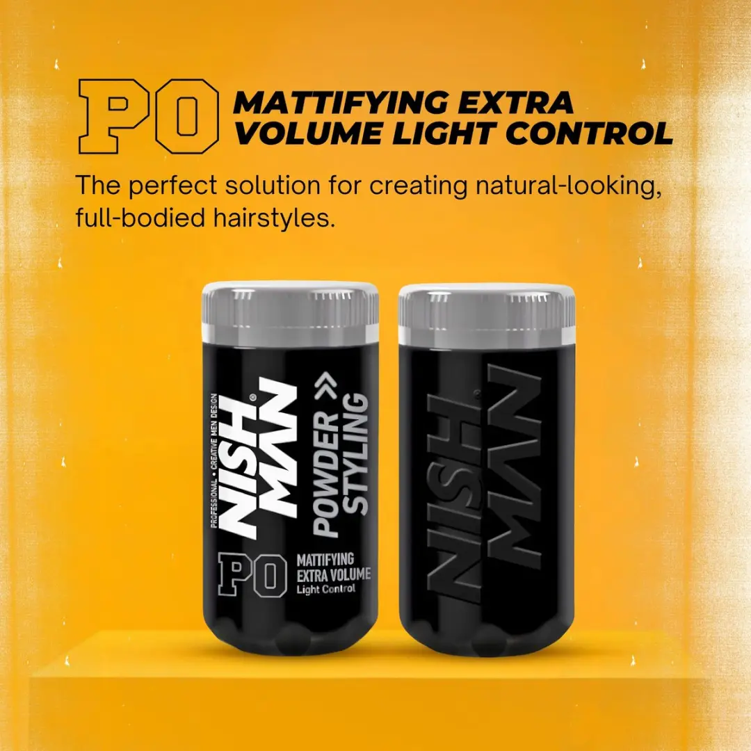 Nishman Hair Styling Powder P0 Light Control 20g - Matte Finish