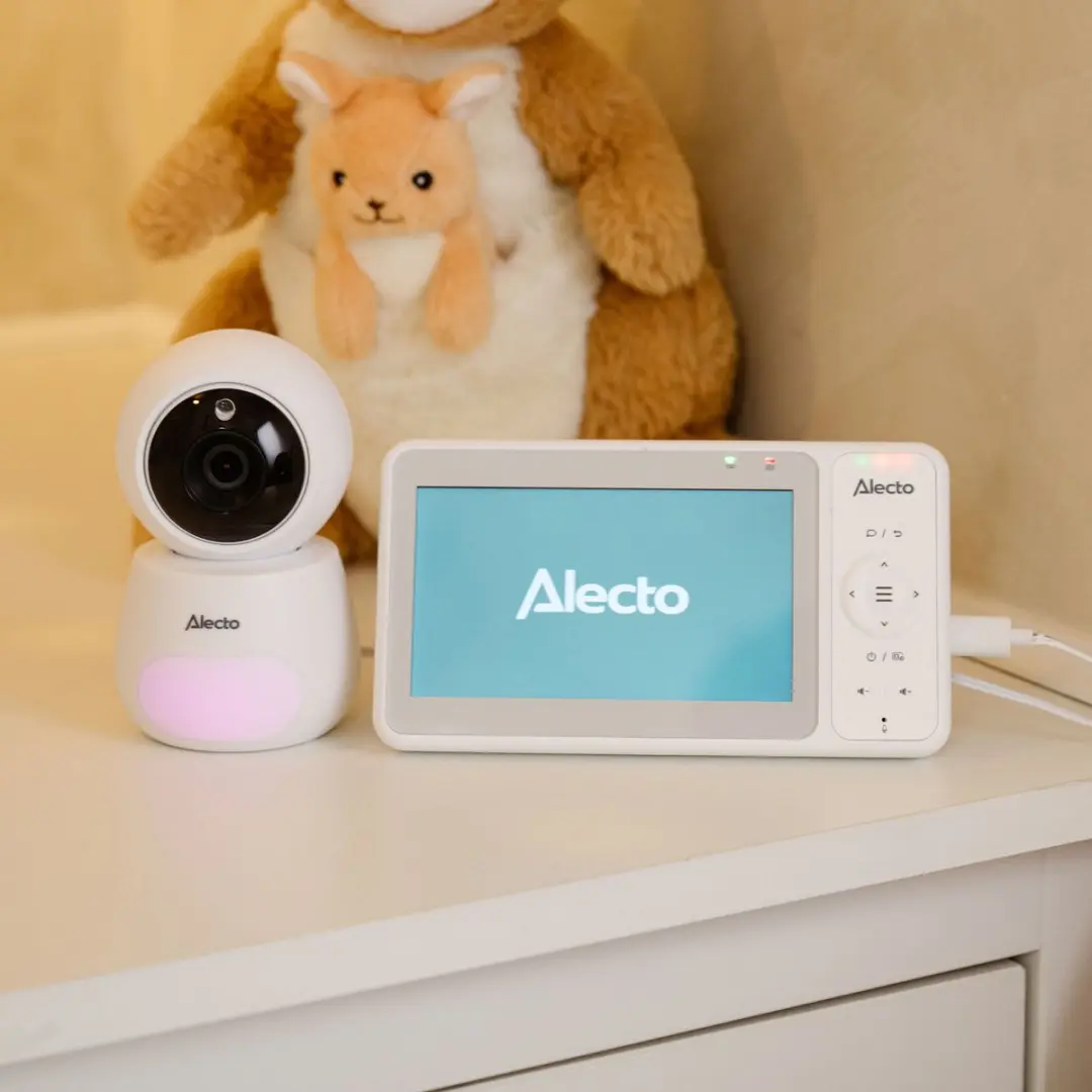 Alecto DVM2050 Babyfoon Bundel - 2 Camera's 5 inch HD - Wit - afbeelding 6 van 6