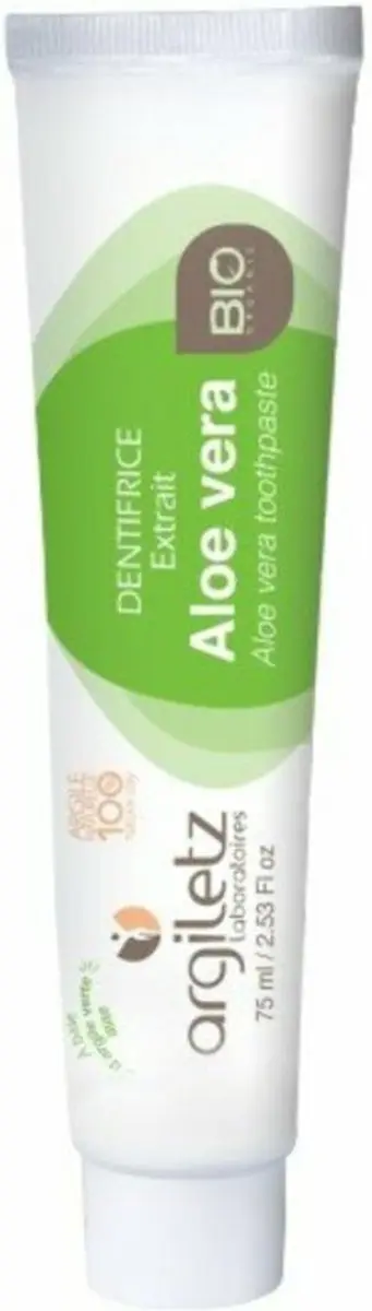 Argiletz Dentifrice Bio Aloe Vera 75ml