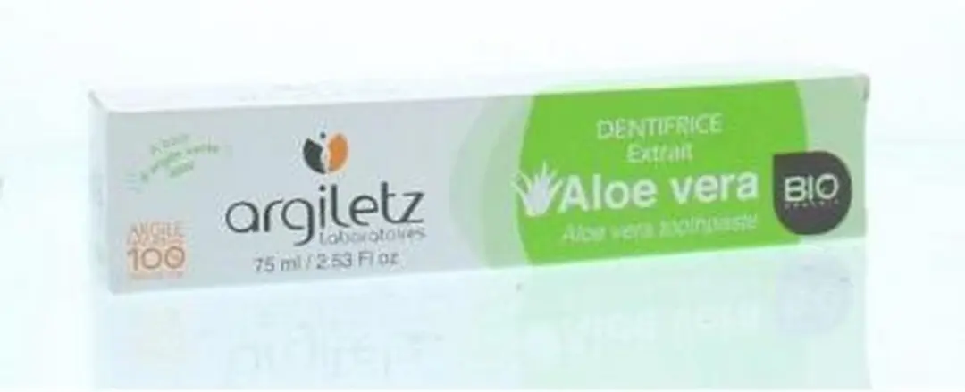Argiletz Dentifrice Bio Aloe Vera 75ml