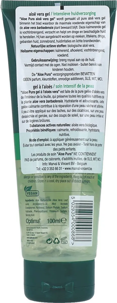 Aloe Pura Optima Aloe Vera Bodygel 100ml